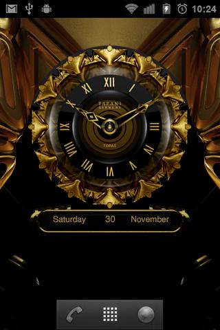 TORAS Luxury Clock Widget Screen 2