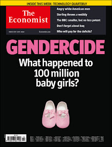 Portada The Economist: Gendercide: What happened to 100 milion baby girls?