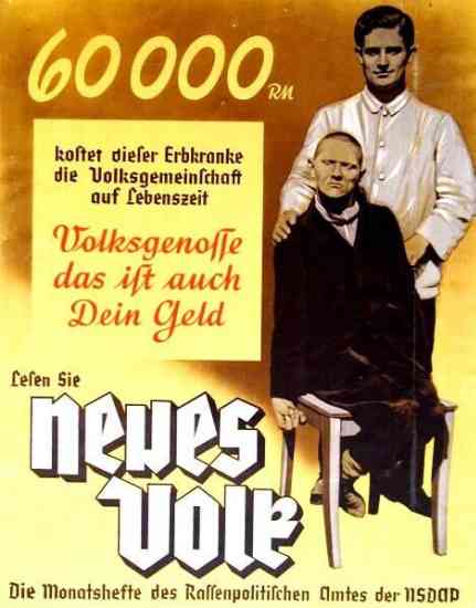 Propaganda de eutanasia nazi Aktion T4