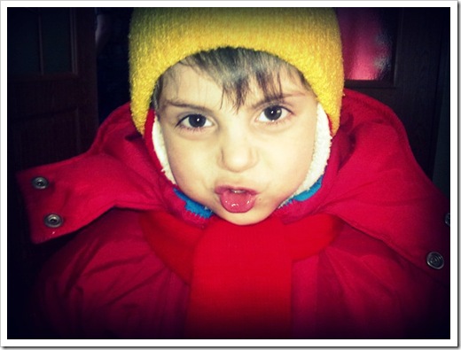 it took me long enough to teach him how to pout 