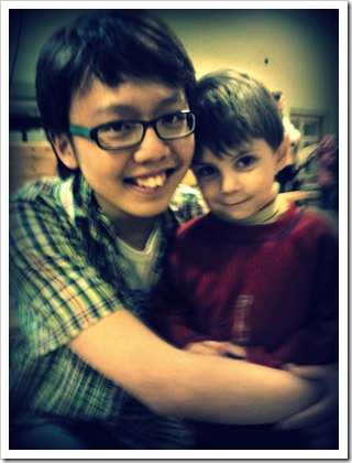 a picture with him