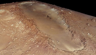 cratera Orcus Patera em Marte