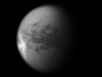 chuva de metano em Titã