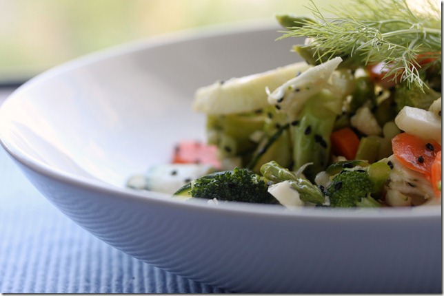 Σαλάτα με ωμά λαχανικά Raw vegetables salat