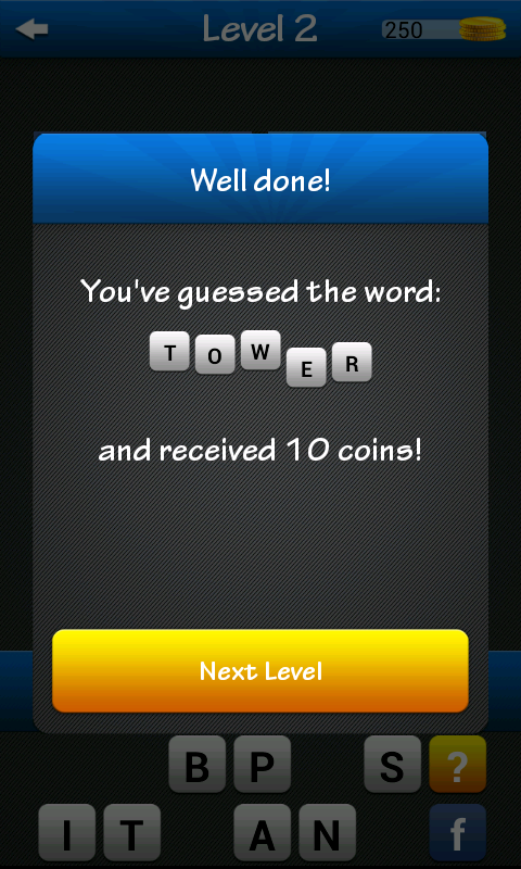 Guess the word ~ 4 pics 1 word Screen 2