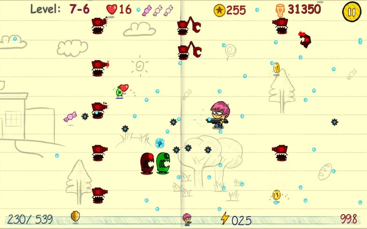 Doodle Adventure Shooting - screenshot