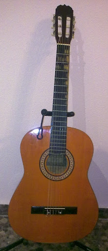 Vista frontal de la guitarra Sonora