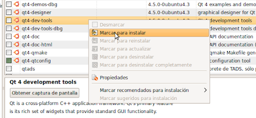 Instalar qt4
