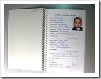 The first page of Shaurya's Diary