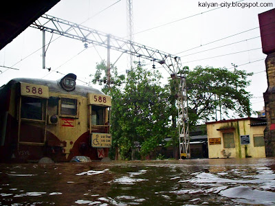 Train in Floods