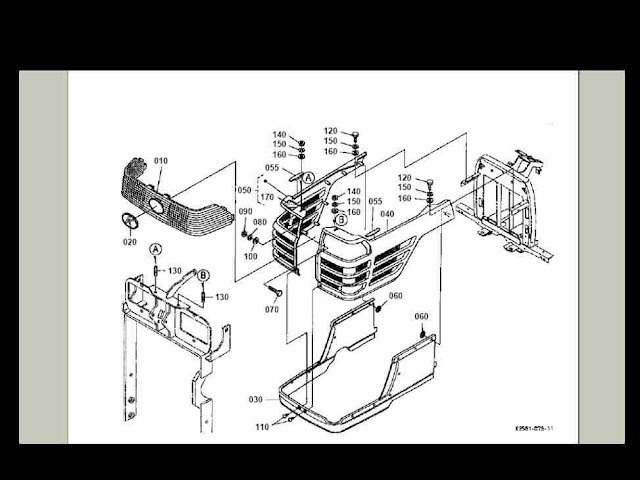 Kubota B1700 Parts Diagram