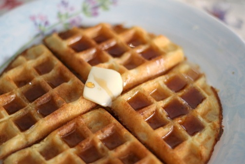 yeasted waffles 3