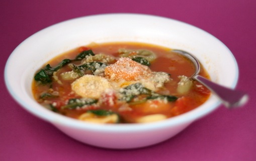 spinach tortellini soup 1
