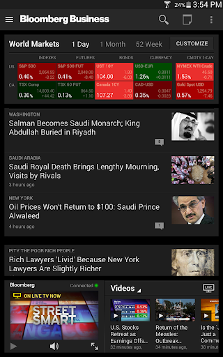 Bloomberg Business for Tablet