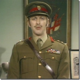 Graham Chapman as Colonel: 'Haynesworth to the Lions?  Too silly!'
