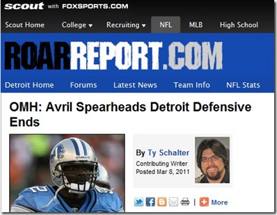 Ty of The Lions in Winter is again writing for the Roar Report at det.scout.com.