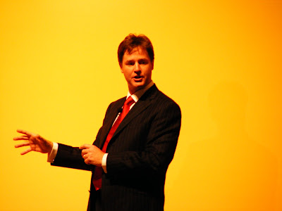 Nick Clegg and Liberal Democrats pressuring Brown and Labour