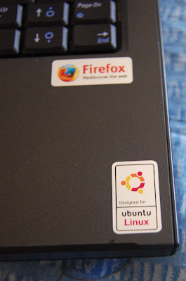 Ubuntu and Firefox Stickers