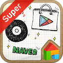 DrawingNote LINELauncher theme mobile app icon