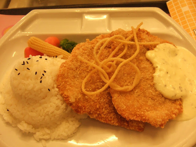 豬排的排餐