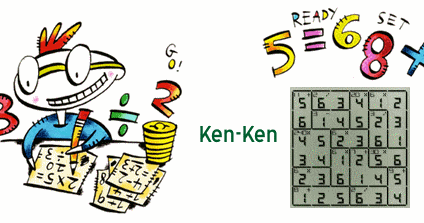 Ken-ken: um jogo de lógica e intuição - O ken-ken é um jogo formado por uma  grade