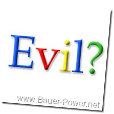 evil google logo