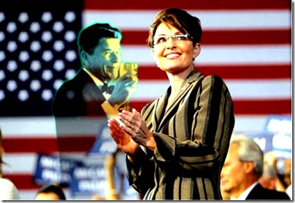 Palin - SuperImposed Reagan-Flag