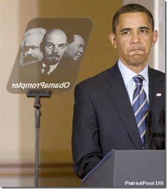 Obama Marxist-Teleprompter