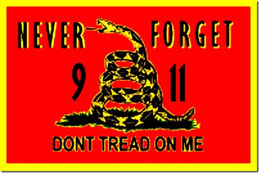NEW GADSDEN Flag never forget 911