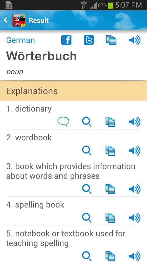 German English Dictionary Android Apps on Google Play