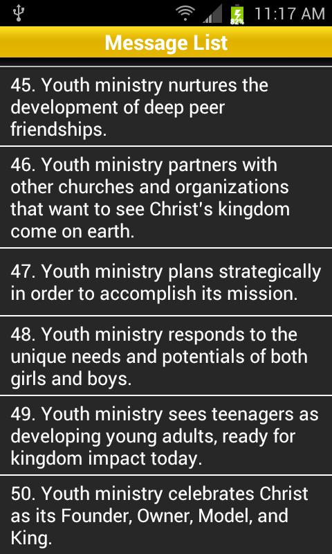YouthMinistry Screen 2