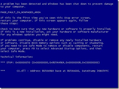 Vista BSOD Crash