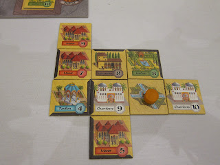 My small palace complex during the game of Alhambra