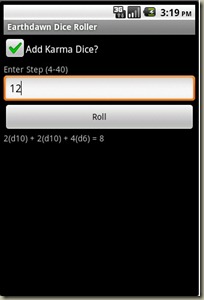 EDDR - 3E Roll with Karma
