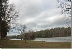 lake from campground