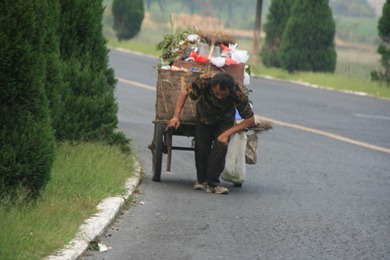 Driving from Hongcun Village, China, 2009 (6840)