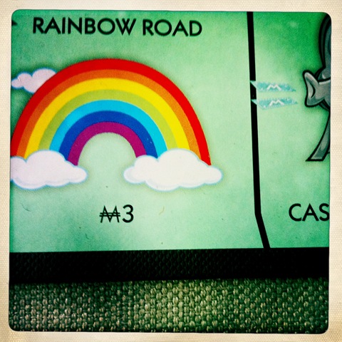 March - a rainbow