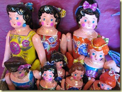MUÑECAS DE CARTON TIPICAS DE PATZCUARO, MICH.