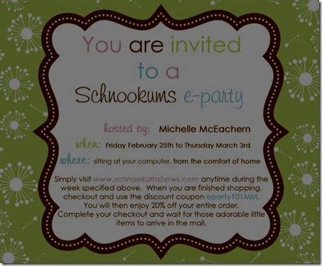 eparty invite Michelle McEachern