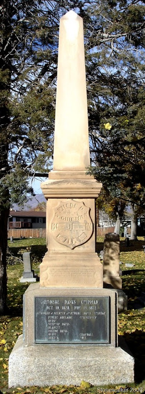 Phoebe Davis Chipman  tombstone