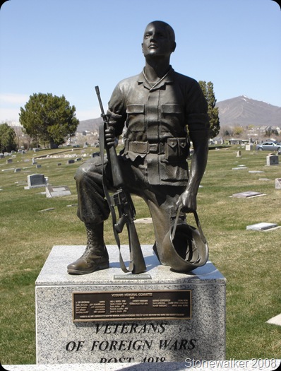 AF Cemetery Veterans Statue Memorial