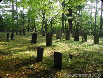 Sanborn Cemetery Bristol Grafton New Hampshire 2