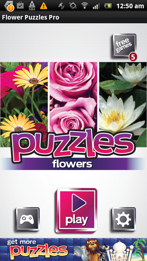 Flower Puzzles Pro Screen 2