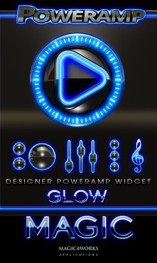 Poweramp Widget Glow Magic
