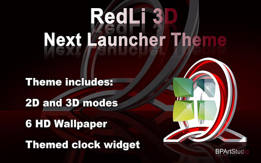 RedLi 3D theme 