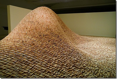 Maya Lin, 2 X 4 Landscape, 2006. Wood. 36’ x 53’ x 10’ Courtesy of the artist and Gagosian Gallery. Photo by Colleen Chartier.