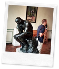 Matt exploring Musée Rodin (2005)