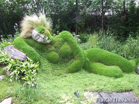Grass Sculptures