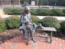 Mother and Sleeping Child Statue