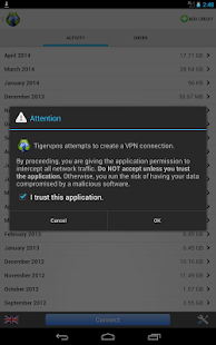 Tigervpns Free VPN and Proxy Screenshot